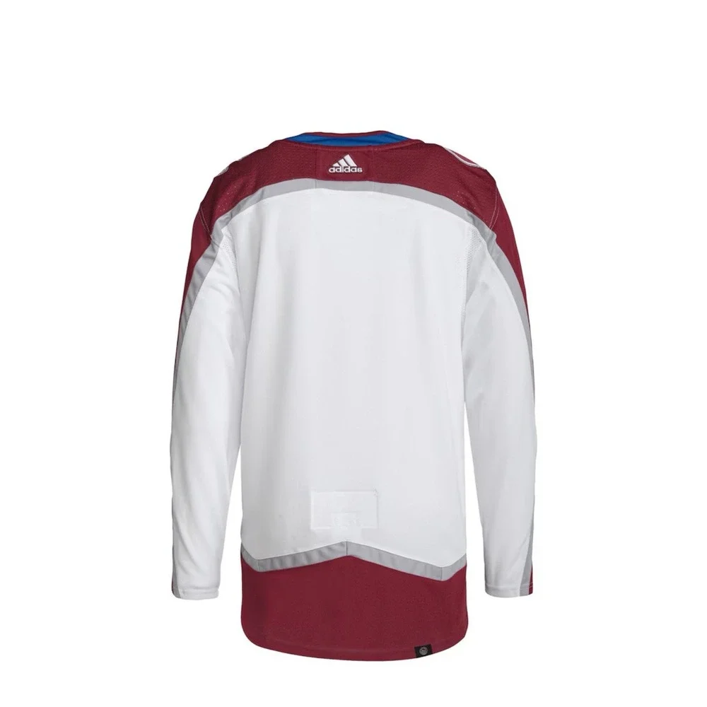 Adidas Authentic Colorado Avalanche PrimeGreen Jersey Size 54 XL White‎ Away NEW